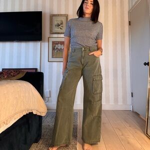 Cotton on green cargo pants